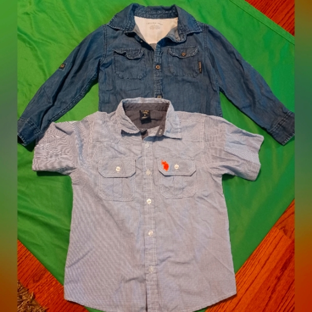 Two boys shirts size 6